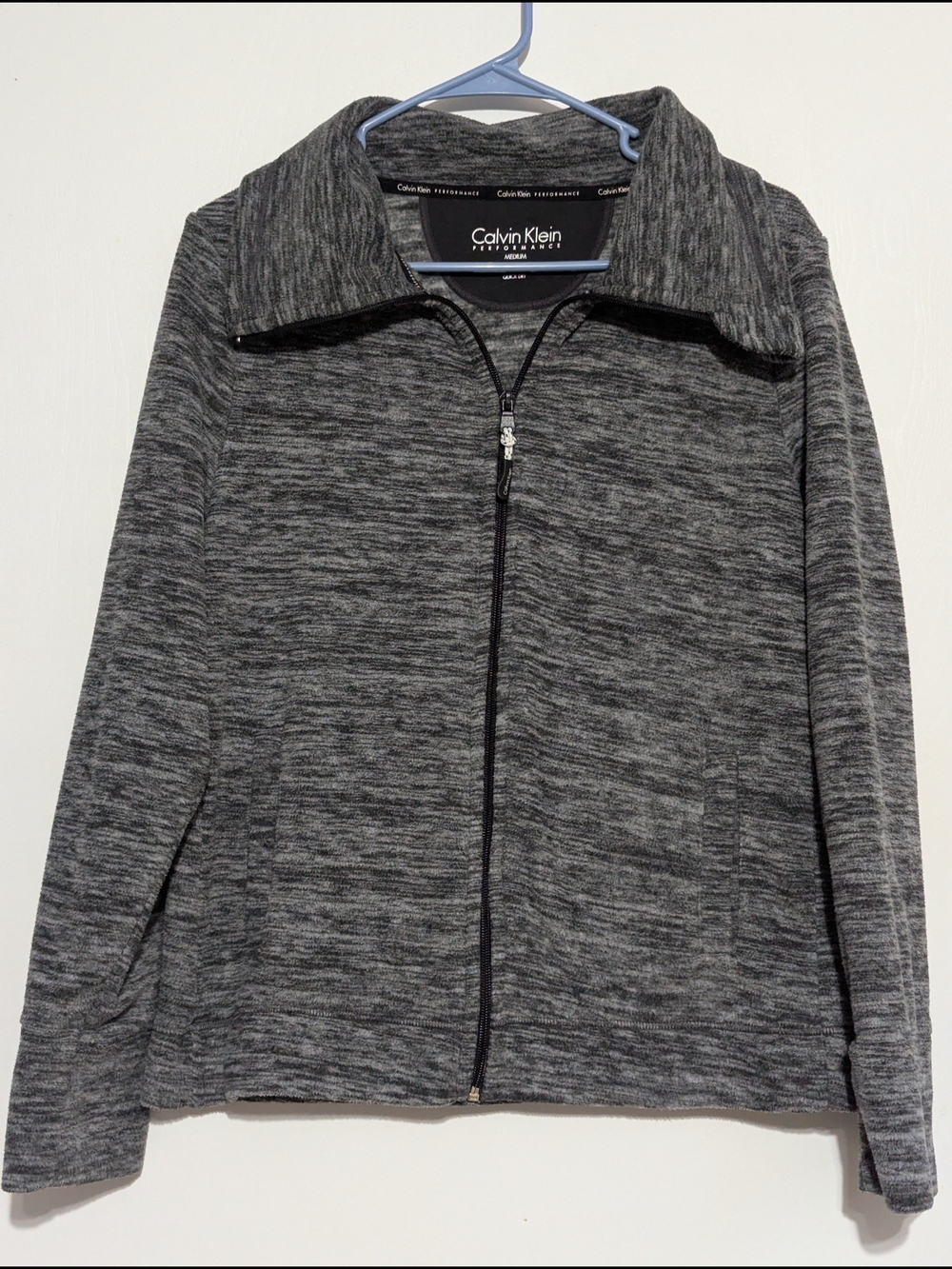 Calvin Klein Performance Gray Zip-Up Jacket